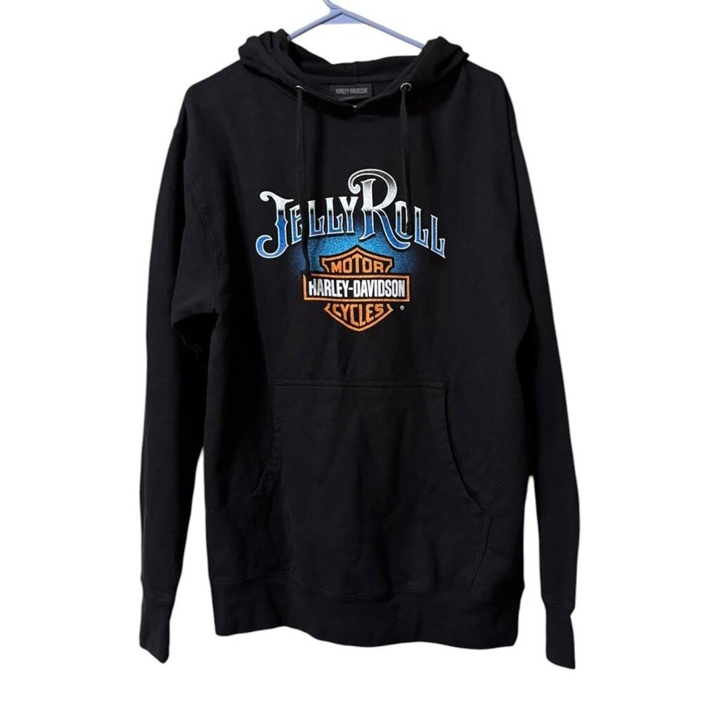 Jelly Roll x Harley Davidson Hoodie Beautifully Broken Tour 2024‎ Mens Medium